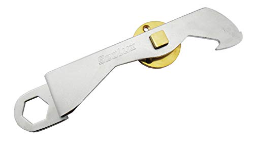 SeaLux Marine Stainless Steel Propeller Wrench and Lock for tab washers fit for 1-1/16