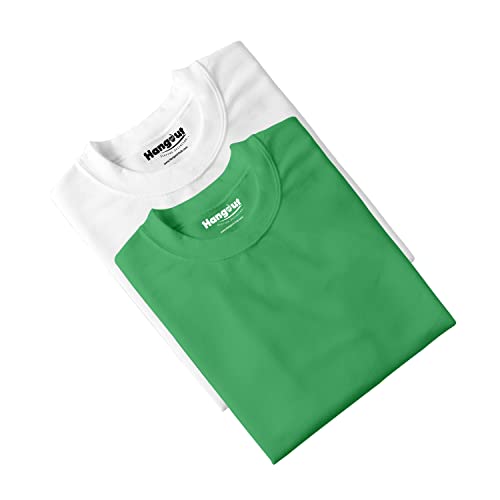 Image of Hangout Hub HH95 Tshirt for Womens | Regular Fit | Super Combed Cotton Women T-Shirt | Solid Plain Tees | Round Neck T Shirt | Half | Pack of 2 | 3 | 4 | 5 | 6