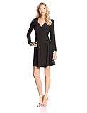 Star Vixen Women's Long-Sleeve Wrap Dress