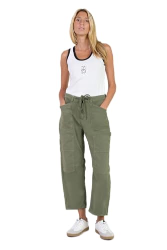 Pantalon Balloon Madie Le Temps des Cerises en jean bleu pour femme