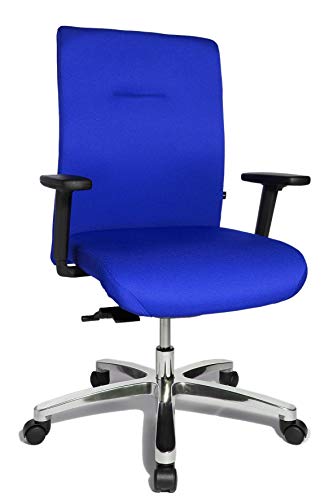 TOPSTAR Drehstuhl Big Star bis 150kg Körpergewicht, blau LEHNENHÖHE 60 cm
