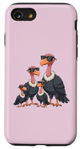 Vulture Family Sunglasses Graphic Cool Bird Lover Vultures �X�}�z�P�[�X iPhone SE (2020) / 7 / 8 �p