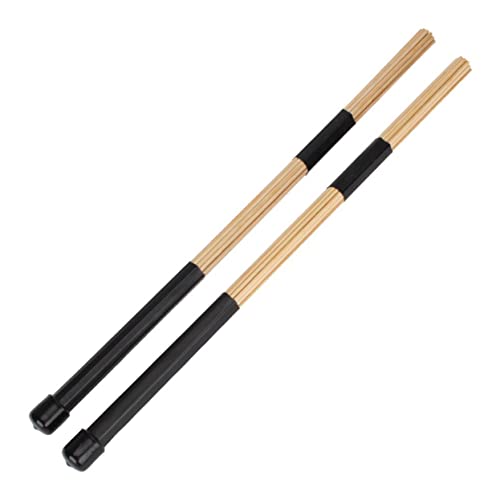 Baquetas para batería tipo Rod Brush juego de 2 unidades miniatura 1