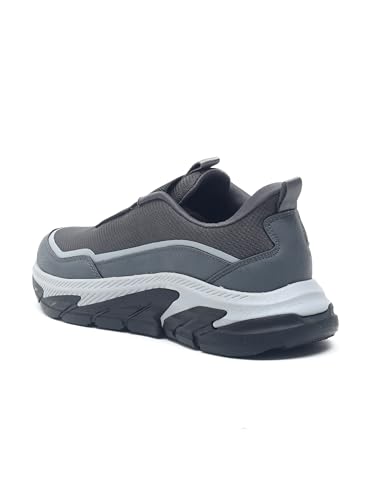 Image of Impakto IronHike Outdoor Shoes for Men | Cushioned Insole | Anti Skid Sole for All-Terrain | Lightweight Slip-in Fit System Casual Shoes for Walking, Gym & Casual Outings