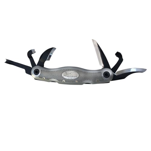 FLEXCUT Right Handed Carvin Jack 2.0, Folding Multi Tool for Woodcarving, Includes 6 Blades, Made in USA, JKN291