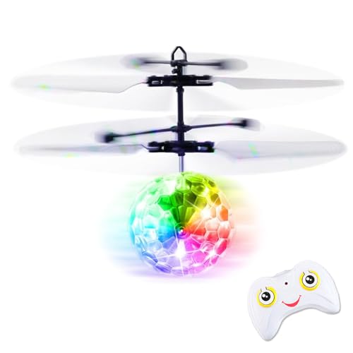 Palla Volante Magica Ufo-ball,Flying Orb Hover Ball,Palla Magica,Palla Volante con Luci a LED,con 360 ° Rotante,Flying Ball,per 6 7 8 9 10+ Ragazzo Ragazza Bambino Adolescente