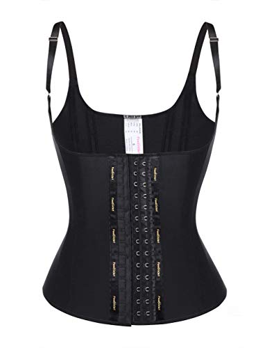 FeelinGirl Womens Latex Waist Trainer Corset for Weight Loss Body Shaper Vest XXL