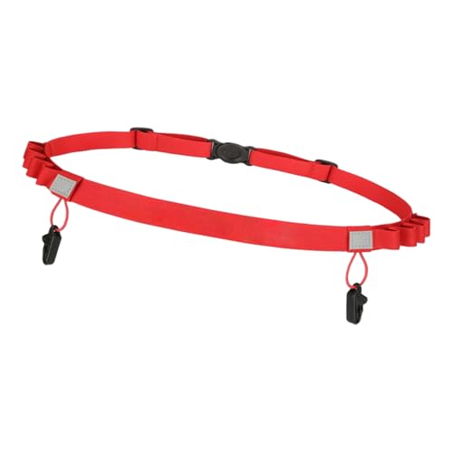Ruhnjyg Cinturón de, cinturón de número de para Correr, Banda de Cintura Deportiva Ajustable para Exteriores, Fitness, equitación, Pruebas de Tiempo, Senderismo, Eventos competitivos