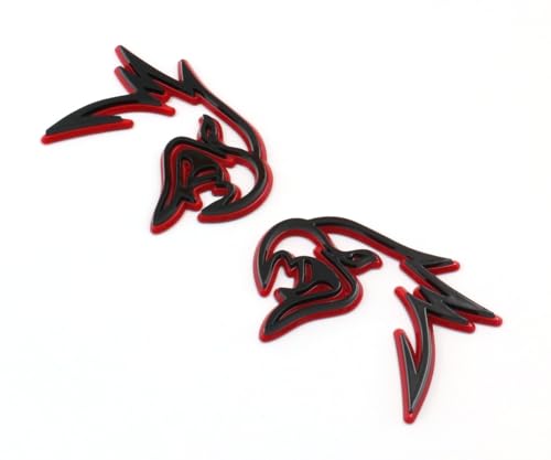 Emblema de repuesto de HELLHAWK personalizado para guardabarros de Trackhawk 3D 5