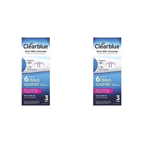 Clearblue Early Detection Pregnancy Test, 3ct (Pack of 2)