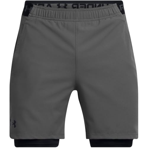 Under Armour Vanish Woven 2 en 1 STS short de compression Castlerock