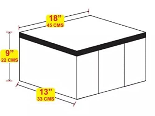 Image of IMMERSE Non-Woven Saree Cover Storage Bag With Transparent Window /Cloth Covers With 2 Premium zip /Saree Organizer for Garment Covers with a capacity of up to 8 sarees (Pack Of 3) (Grey)