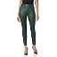 Forest Green Crackle Leatherlike Ponte