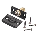 Zambuph Verstellbare Kugel Türverschlüsse für Schranktüren, sichere Beschläge, schwarz, vielseitiger Kugellagerverschluss für Innenräume, Wohn und Gewerbeimmobilien, Heimwerkerbedarf