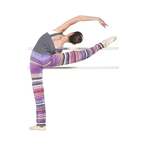 Sansha Women's Full Length Warm up Unitard KC1103C Finlay, Dark Grey/Multicolor, Large Cover