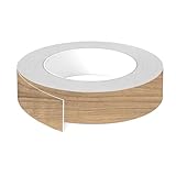 cyclingcolors 1x Kantenumleimer Kantenband aus ABS ohne kleber 23 mm x 5 m Dicke 0,8 mm Regal Möbelplatte Arbeitsplatte Holzlaminat, Eiche Davenport natur hell