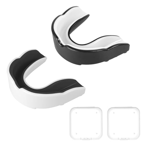 2 Piezas Protector Bucal Deportivo Para Boxeo, Rugby y Combate - Adultos