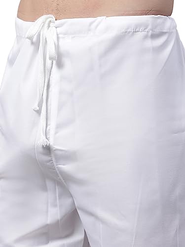 Image of Jompers Men's Cotton Embroidered Straight Kurta Pyjama Set