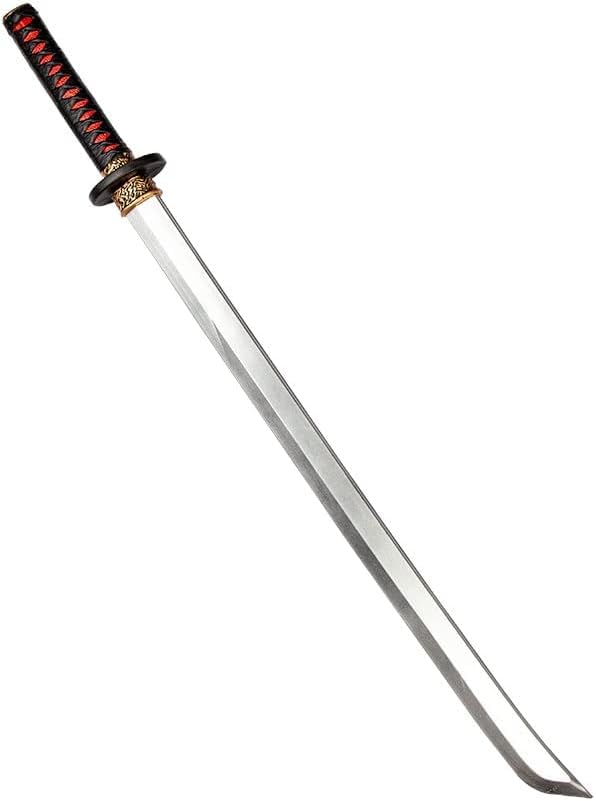 Spada da samurai ninja, Katana, accessorio per travestimento da assassino di arti marziali