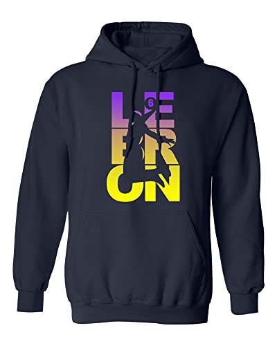 6 LA Basketball Sports Fan Wear DT Sweatshirt Hoodie