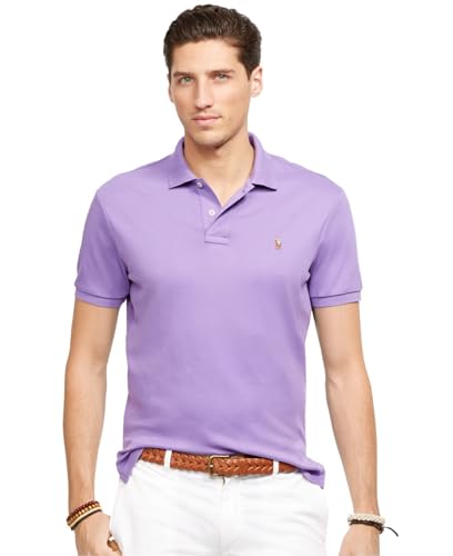 Image of Polo Ralph Lauren Men's Custom Slim Fit Mesh Polo Shirt Blue XL