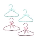 Finition perles nacrées : ornés de perles, ces cintres apportent une touche d’élégance à la garde-robe de votre animal tout en s’harmonisant avec votre décoration intérieure. cintre en plastique pour vêtements d’animaux, cintre pour manteaux d’animaux