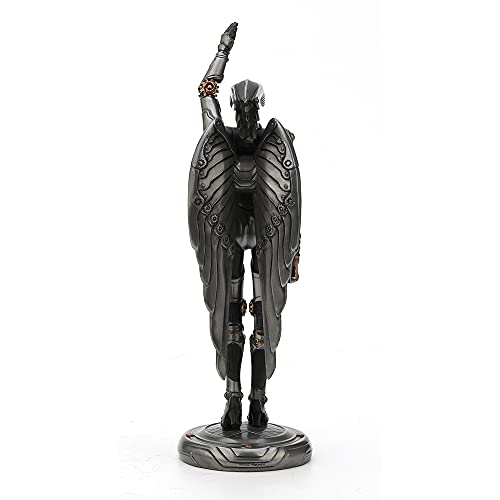 Estatua estilo Art Deco Steampunk Angel de 9 5/8 pulgadas miniatura 4