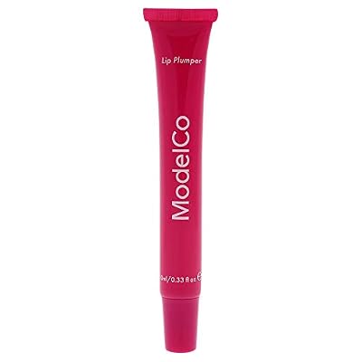 ModelCo Lip Plumper Hydra Lip Therapy - ملمع شفاف للشفاه الكاملة ، Pouty في لحظة - مغذي ، هيدرات ويعزز ظهور الشفاه - خال من الغلوتين ، خالي من القسوة - 10 مل/0.33 أونصة سائلة