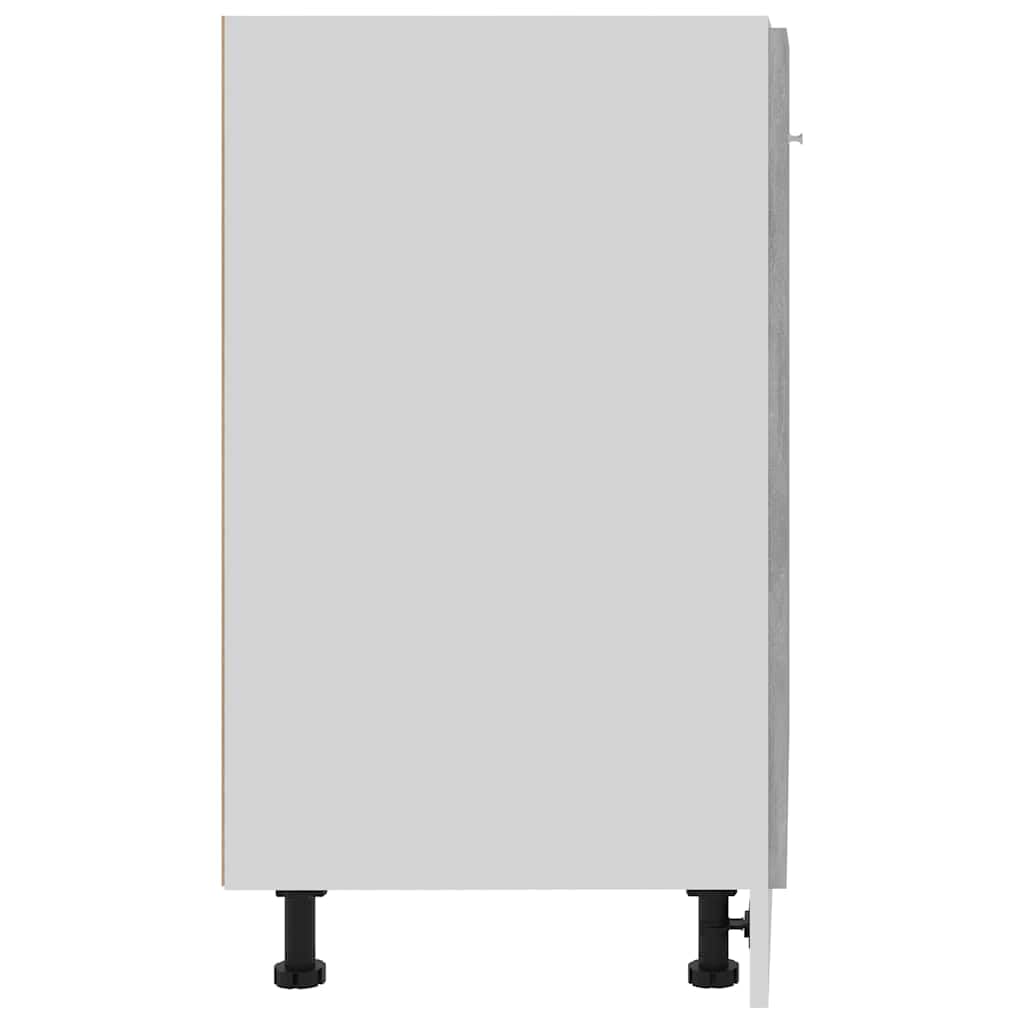 Armario bajo Lyon Gris Hormigón 60x46x81,5 cm Madera de ingeniería