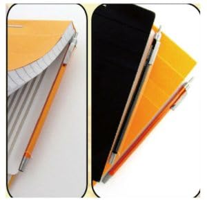 Image of OHTO Minimo 0.5mm Ballpoint Pen Combo - Blue Body with Extra Blue Ink Refill, Ultra-Compact Retractable Pocket Pen, Smooth Writing for Notes, Journaling & Signatures - Made in Japan