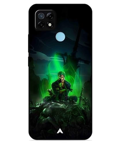 Image of Premium Anime 1 Case for Realme C21Y (Glossy Finish) Soft-Touch Metal TPU Back Cover, Shockproof, Designer, Aesthetic Mobile Phone Case