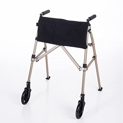 Stander Ez Fold-N-Go Walker, Lightweight Folding Rolling Walker For Adults, Seniors, And Elderly, Collapsable Travel Walker With Wheels, Ski Glides, And Pouch, Compact Standard Walker, Desert Sand #TOP18