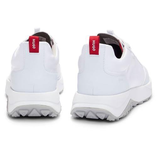 Image of HUGO Mens Running Style Mix Material Sneakers