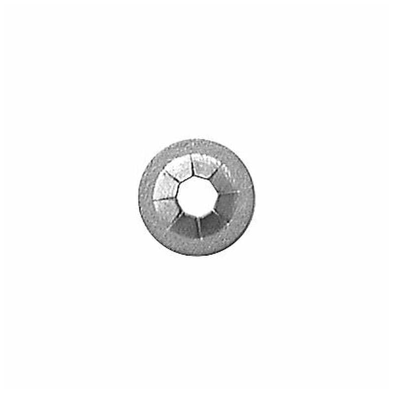 12119 Push-On Retainer 4mm Stud 11mm Outside Diameter -Zinc. Qty 100.