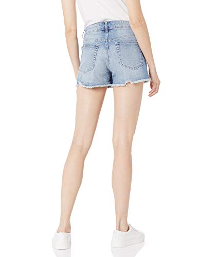 The Drop Women's Sasha Vintage Mid-Rise Button-Fly Cutoff Denim Short Portofino, 26 #TOP1