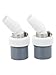Washing Machine Drain Hose Adapter for Dishwasher and Laundry, PVC 40mm Outlet with 18-24mm Inlet, Compatible with Washing Machines Tumble Dryers Sinks, 2 Pack(40MM Drain Adapter)