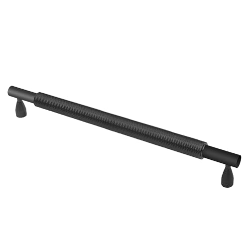 Image of Plantex Cabinet Handle /288mm Handle for Cabinet /Furniture /Door Pull-Push Handle for Home /Office - Pack of 1 (Black)