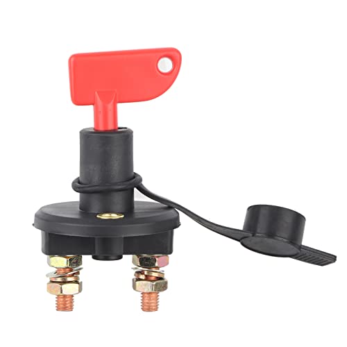 Car Battery Disconnect Power Isolator Knob Switch Key for Universal Fit Car Boat ATV