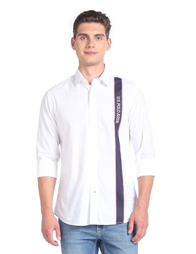 Image of U.S. POLO ASSN. Men's Cotton Regular Fit Shirt