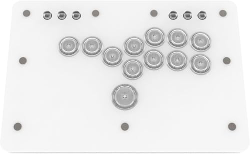 PUNK WORKSHOP MINI BOX パンクワークショップ レバーレス ゲーミングマウス (A, ホワイト)