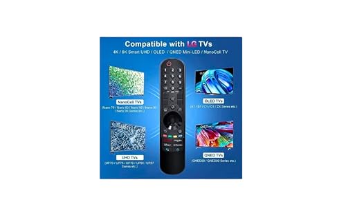 Image of Compatible Voice Magic Remote AKB76039902 for LG MR22GA Compatible with All LG TV Models 2018,2019, 2020, 2021 & 2022 [for Support Please Call 9873464098]