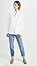 Vince Women's RAW Edge Oversized L/S, Optic White, Medium
