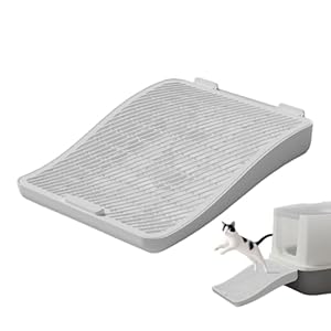 Teksome Katzenstreu Rampe Grau