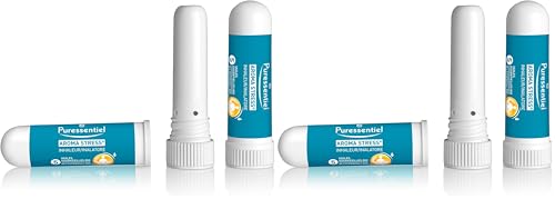 Puressentiel Aroma Stress - Inalatore ai 5 oli essenziali, Riduce lo stress, Calma le tensioni, 1 ml (Confezione da 2)