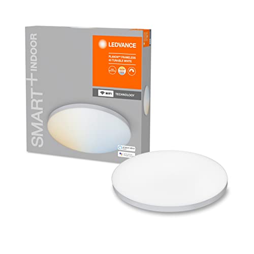 LEDVANCE Smarte LED Deckenleuchte, Panel für Innen mit WiFi Technologie, Lichtfarbe änderbar (3000K-6500K), 450mm Durchm… – Ansicht 4