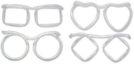 Silly Straw Glasses 12 Pack Assorted
