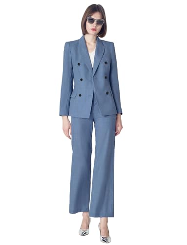 Costume décontracté femme veste et pantalon pour vos sorties et journées de bureau chic
