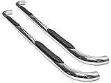Ionic 3' Stainless Steel Nerf Bars Compatible with 1988-1998 Gm Fs Ext Cab 3In Ss Bar