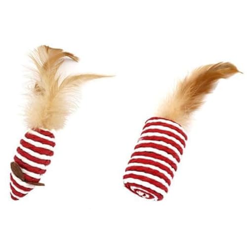 Juguetes para gatos de interior Tiny Pawprints kit de 7 varitas con plumas interactivas 8