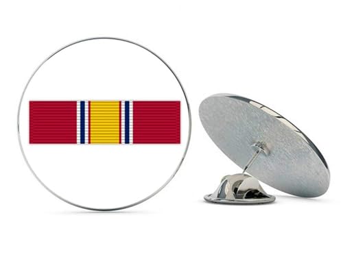 National Defense Service Ribbon Metal 0.75" Lapel Hat Pin Tie Tack Pinback2